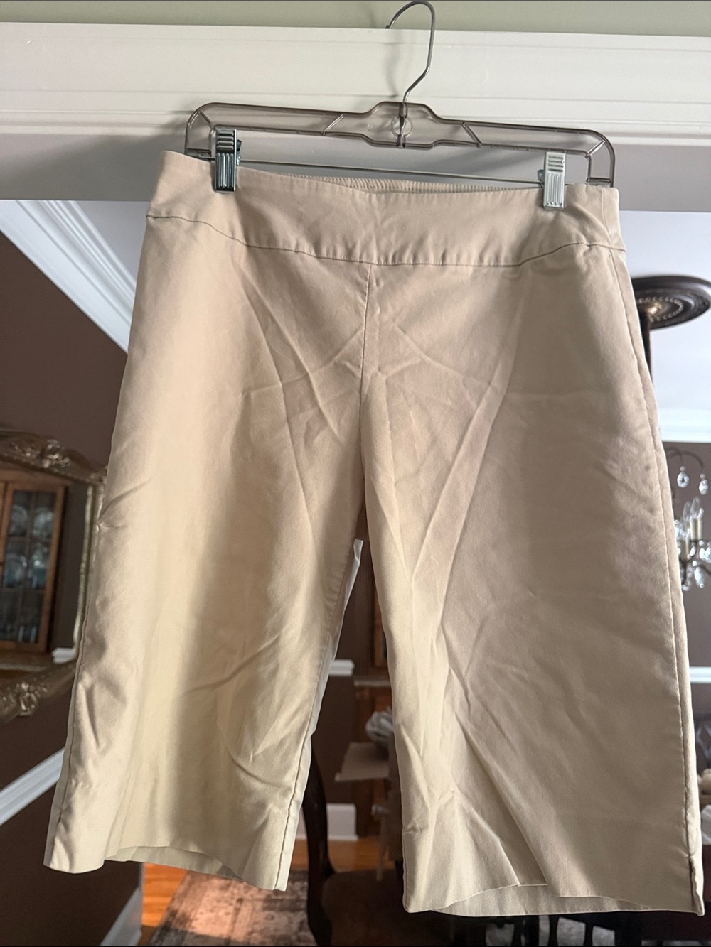 new directions Beige Knee-Length Bermuda Shorts